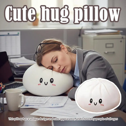 25cm Large Dumpling Plush Pillow – Kawaii Stuffed Bun