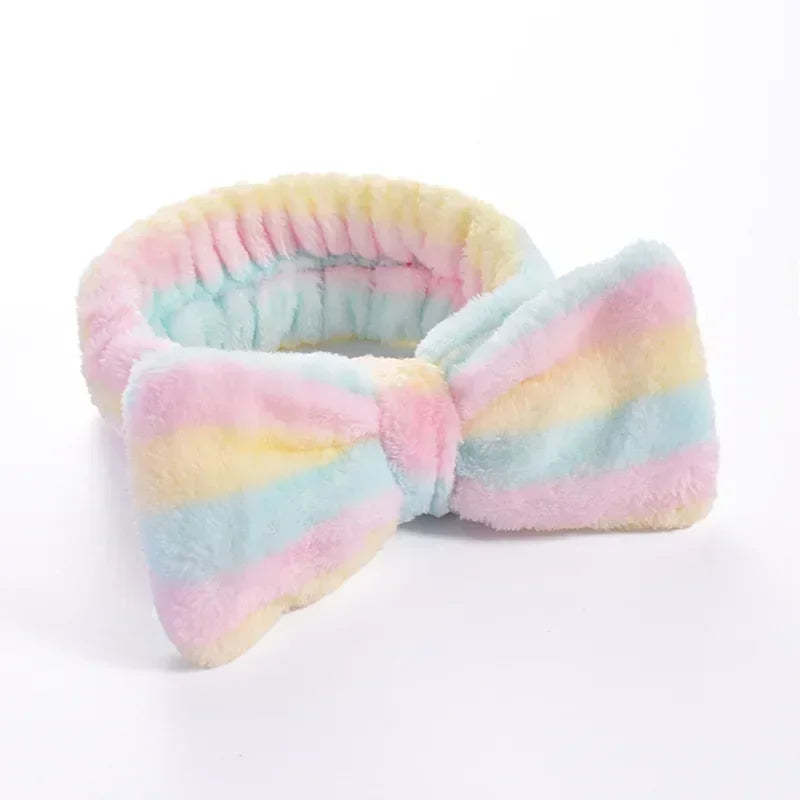 Makeup Headband – Soft Coral Fleece Face Wash Hair Band