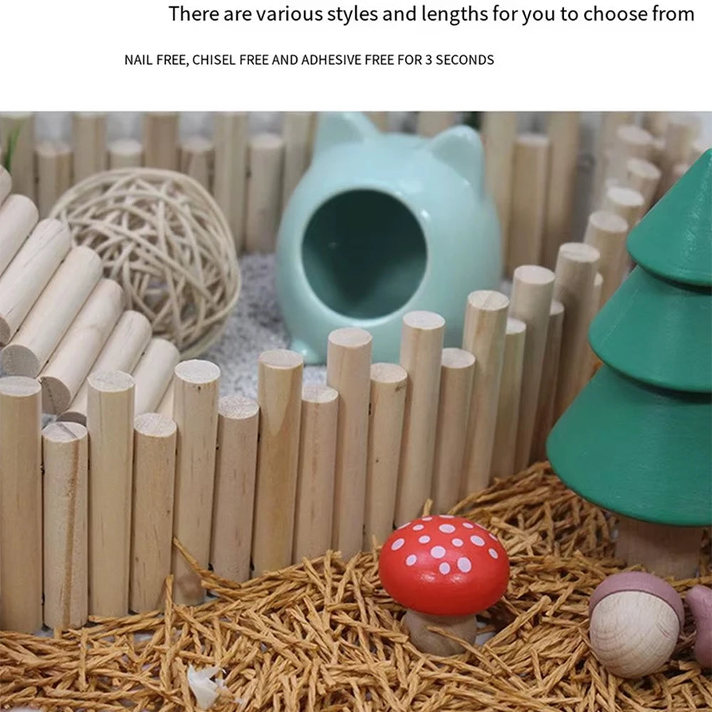 Hamster Wooden Bridge Bendable Climbing Habitat Accessory