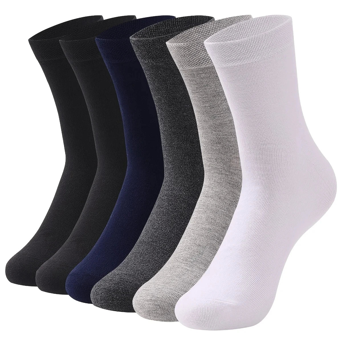 Men's Bamboo Fiber Socks Breathable Crew Sports Socks