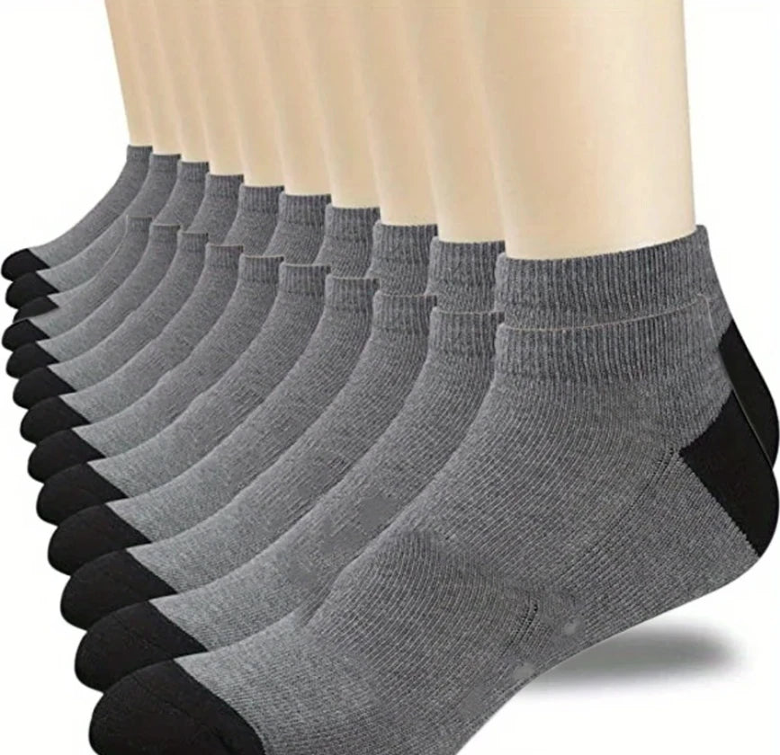 Men's Bamboo Fiber Socks Breathable Crew Sports Socks