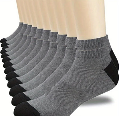 Men's Bamboo Fiber Socks Breathable Crew Sports Socks