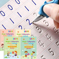 Reusable Writing Practice Copybook for Kids Pen Control & Calligraphy