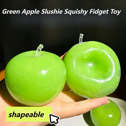 Green Apple Slushie Squishy Fidget Toy Slow Rising Sensory Toy