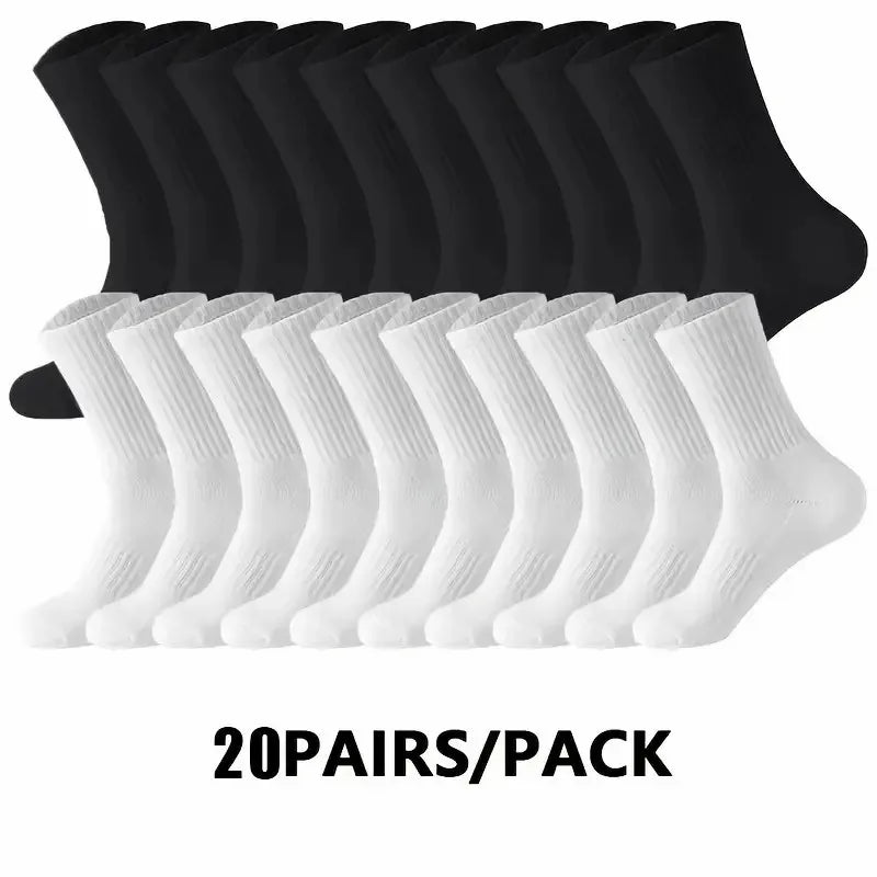 Crew Sports Socks Breathable Sweat Absorbing Athletic Socks