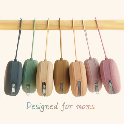 Silicone Pacifier Holder Case Portable Baby Soother Box