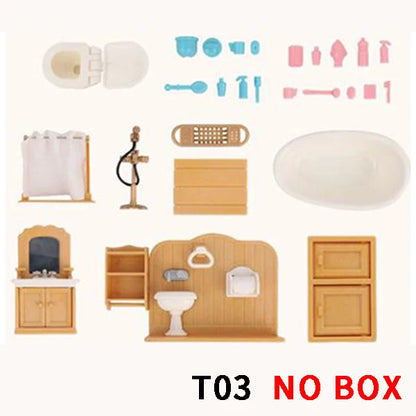 Dollhouse Miniature Kitchen Set 1:12 Cooking Accessories