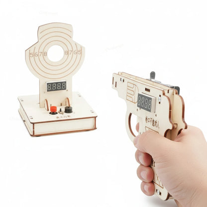 DIY Wooden Target Game STEM Kit – Educational Building Toy
