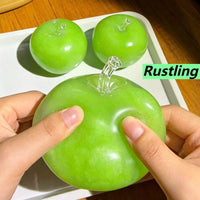 Green Apple Slushie Squishy Fidget Toy Slow Rising Sensory Toy