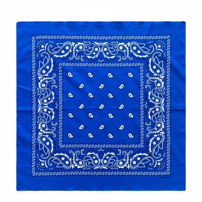 Oversized Paisley Bandana 70cm Cotton Hip Hop Head Scarf