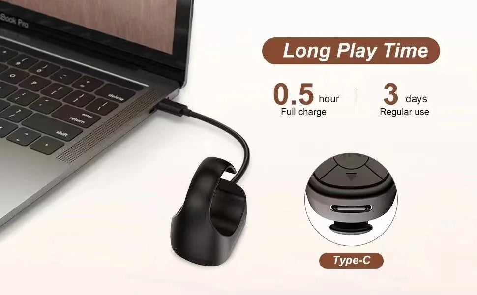 TikTok Scrolling Ring Bluetooth Remote for iPhone & Android
