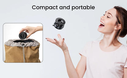 Magnetic Car Phone Holder 360° Foldable Vacuum Mount