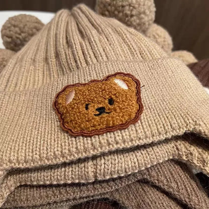 Baby Bear Ear Winter Hat – Warm Knitted Baby Beanie