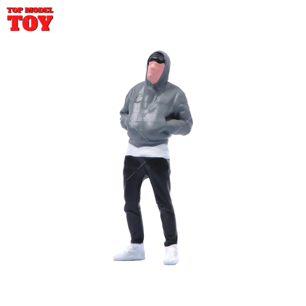 1/64 Miniature Figures Model Car Accessories Scene People Set