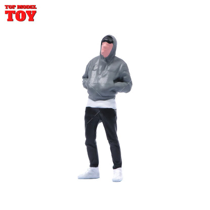 1/64 Miniature Figures Model Car Accessories Scene People Set