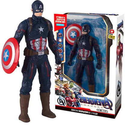 Superhero Action Figure 17cm Luminous Collectible Model Toy