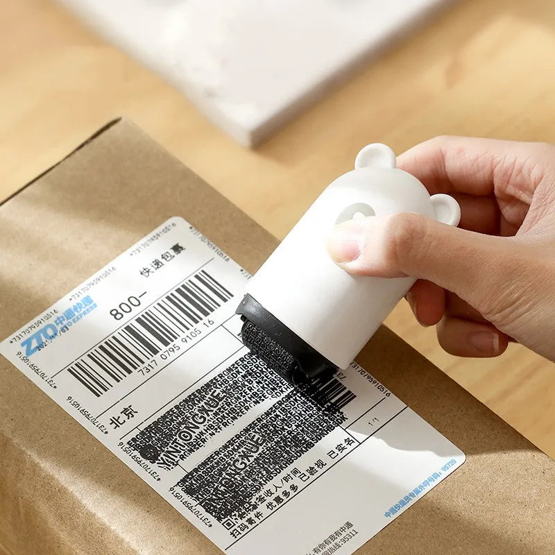 Privacy Protection Stamp Roller for Covering Personal Information