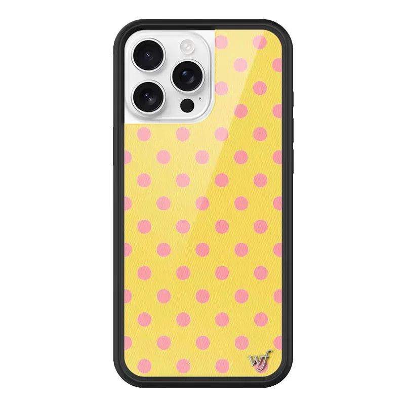 Wildflower iPhone Case Cute Polka Dot Silicone Shockproof Cover