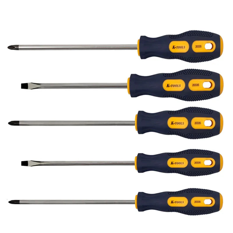 Magnetic Screwdriver High Carbon Steel Phillips & Slotted Tool