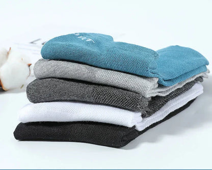 Men's Ankle Socks Breathable Cotton Sports Socks 5 Pairs