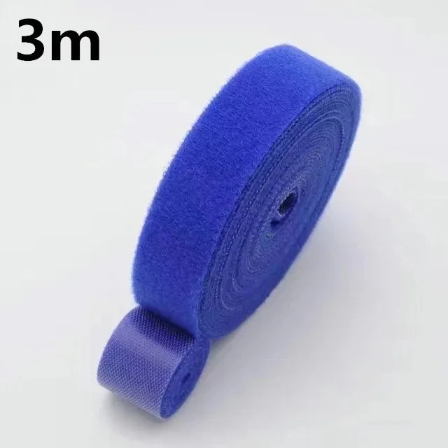 1/5M Cable Organizer Tape – Reusable Wire Winder & Cord Management Tie