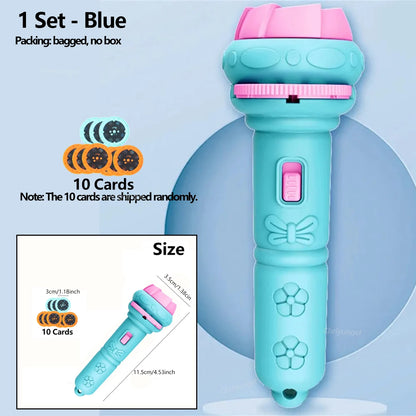Kids Projection Flashlight Toy with 80 Cartoon Images