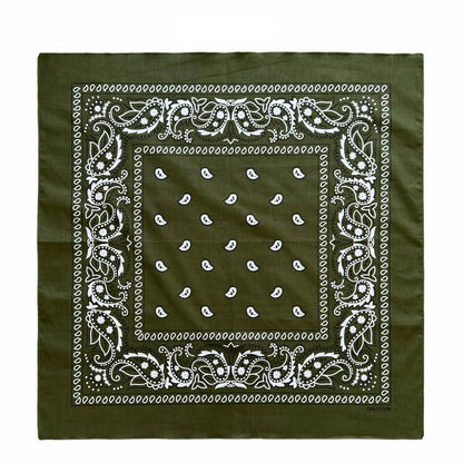 Oversized Paisley Bandana 70cm Cotton Hip Hop Head Scarf