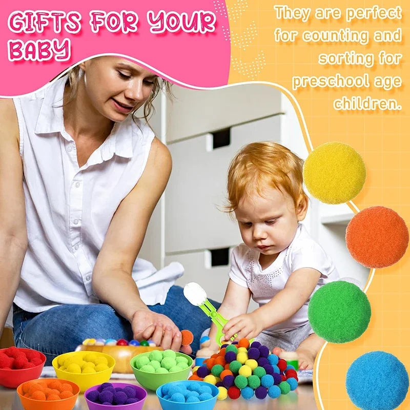 Counting and Sorting Toys for Kids – Montessori Learning Set