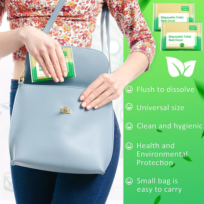 Disposable Toilet Seat Covers Portable Travel Toilet Mats
