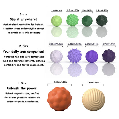 Magnetic Fidget Toy Silicone Stress Ball for Anxiety Relief