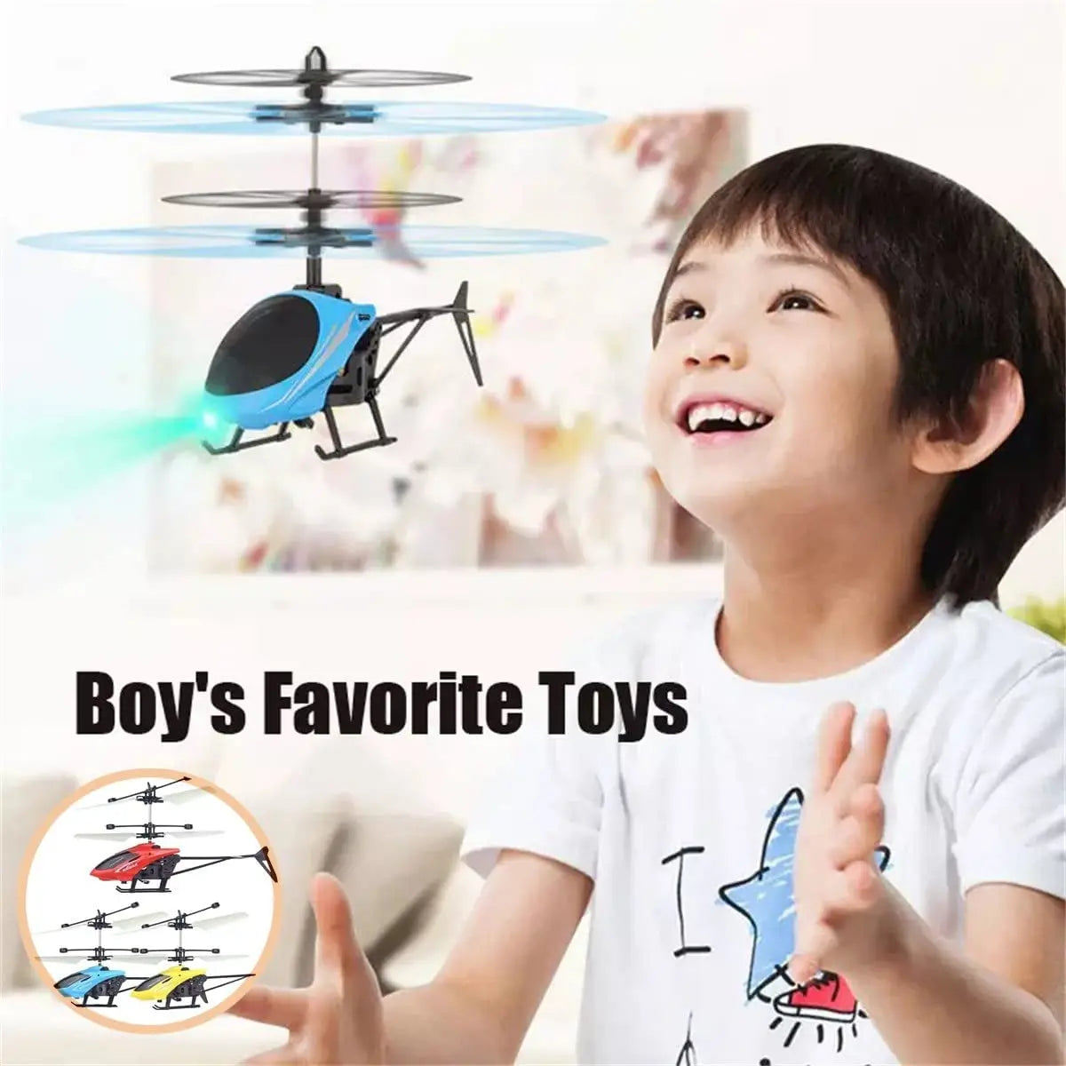 Rechargeable Mini RC Helicopter – Remote Control Flying Toy