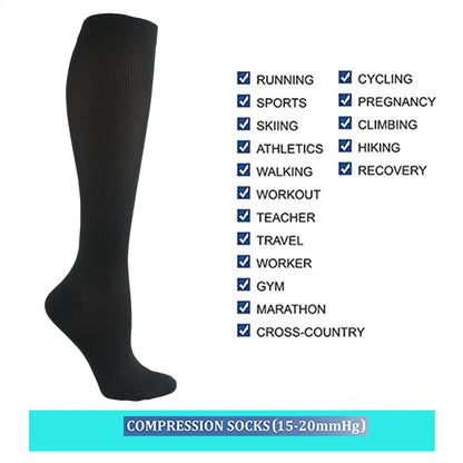 Compression Socks for Running Travel Sports and Daily Wear