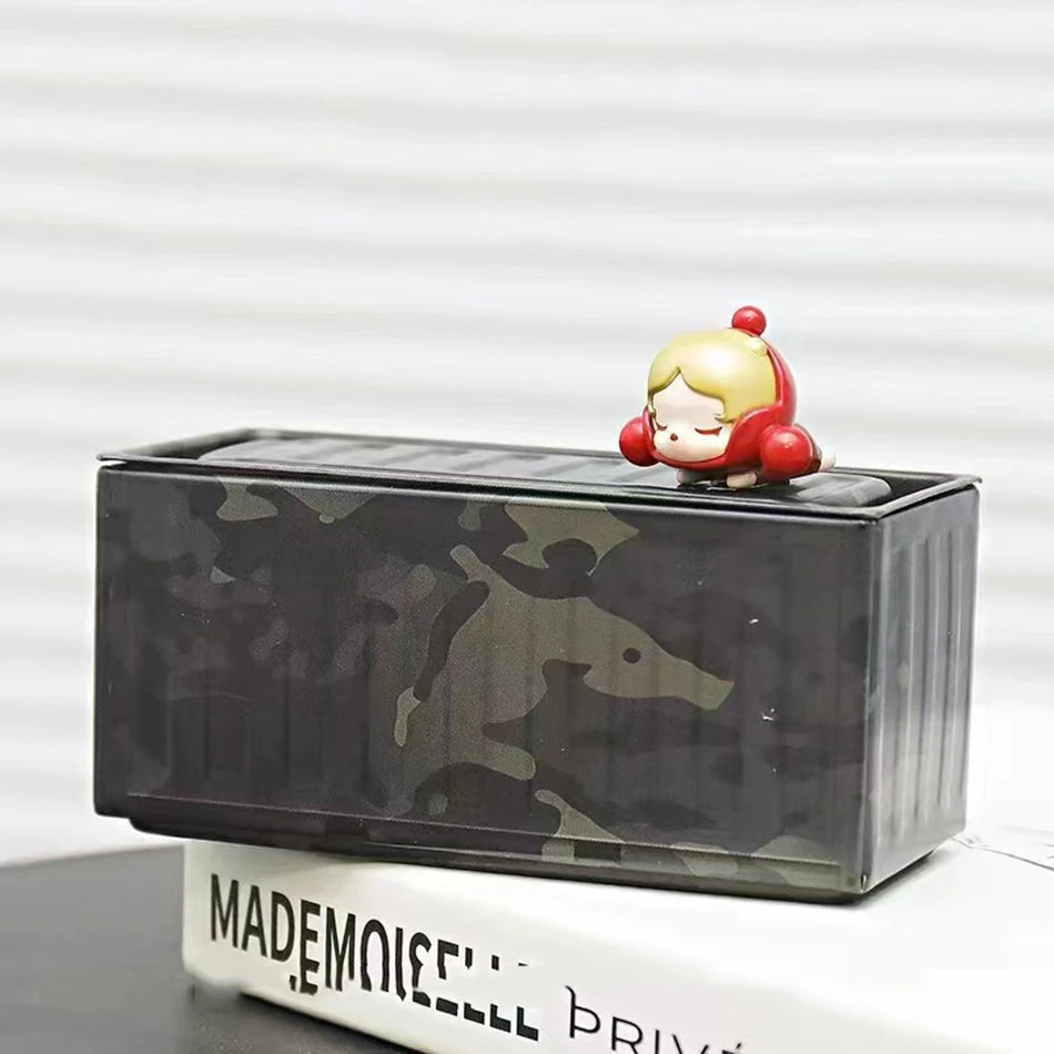Mini Metal Storage Box Decorative Desktop Organizer