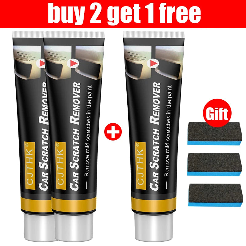 A simple DIY solution for treating mild paint scratches, swirls, tar, and adhesive residue on car surfaces.