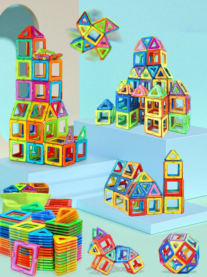 Magnetic Building Blocks STEM Educational Construction Toys