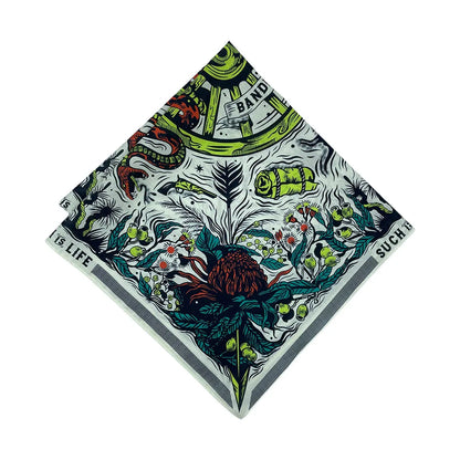 Cotton Bandana Scarf Skull Paisley Hip Hop Headband