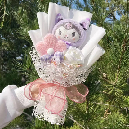 Cartoon Plush Flower Bouquet Graduation & Valentine's Gift