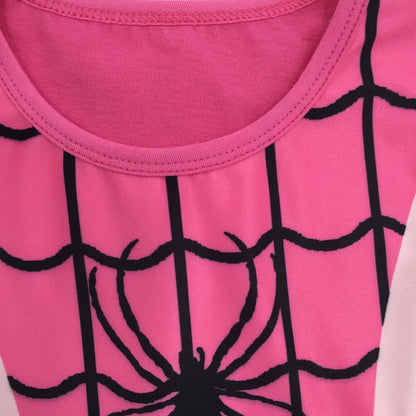 Girls Pink Halloween Costume Dress for Cosplay & Parties