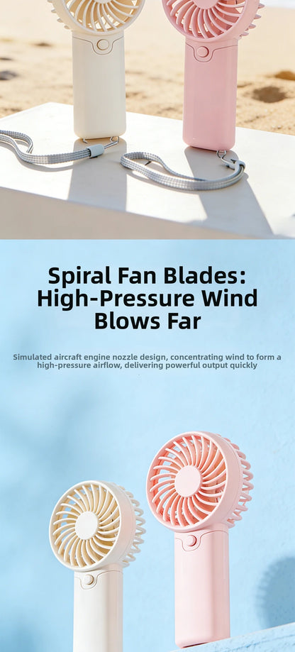 Handheld Mini Fan Rechargeable Portable Pocket Cooling Fan