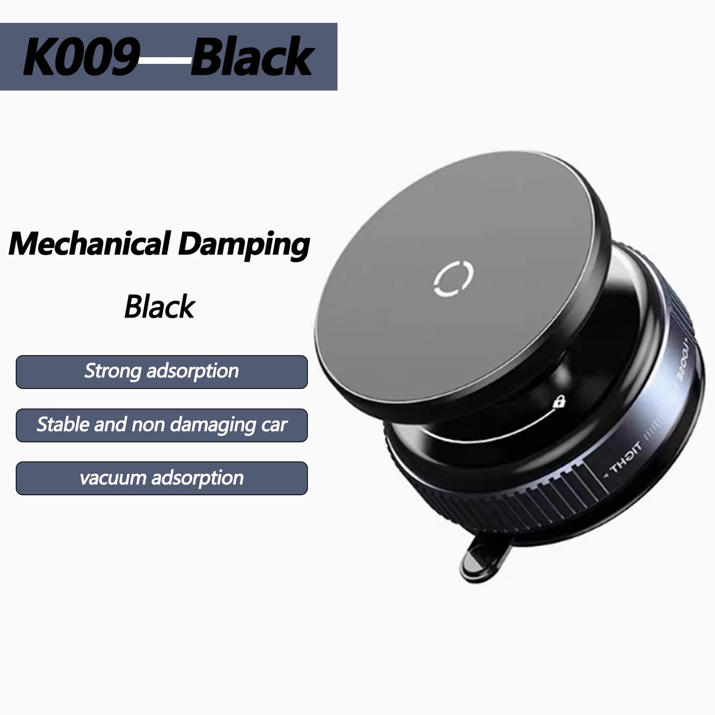 Magnetic Car Phone Holder 360° Foldable Vacuum Mount
