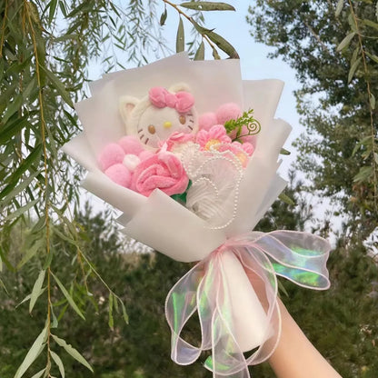 Cartoon Plush Flower Bouquet Graduation & Valentine's Gift