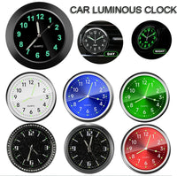 Mini Car Clock – Luminous Quartz Dashboard & Air Vent Clock