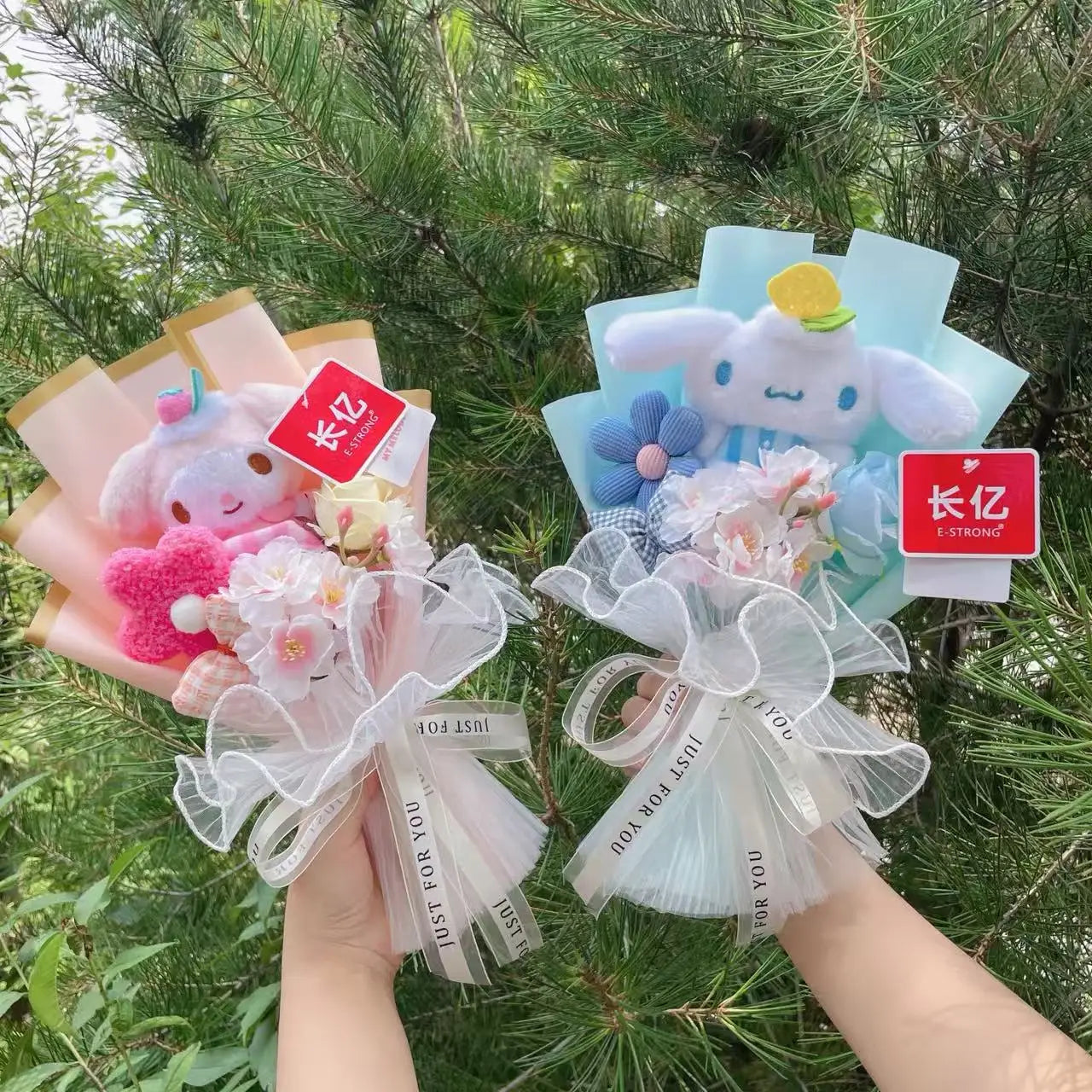 Cartoon Plush Flower Bouquet Graduation & Valentine's Gift