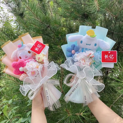 Cartoon Plush Flower Bouquet Graduation & Valentine's Gift