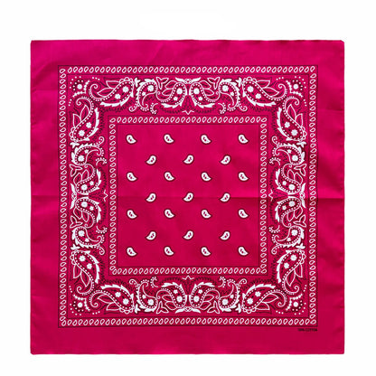 Oversized Paisley Bandana 70cm Cotton Hip Hop Head Scarf