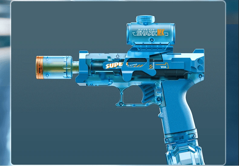 Electric Automatic Water Gun with Lights & Rechargeable Battery
