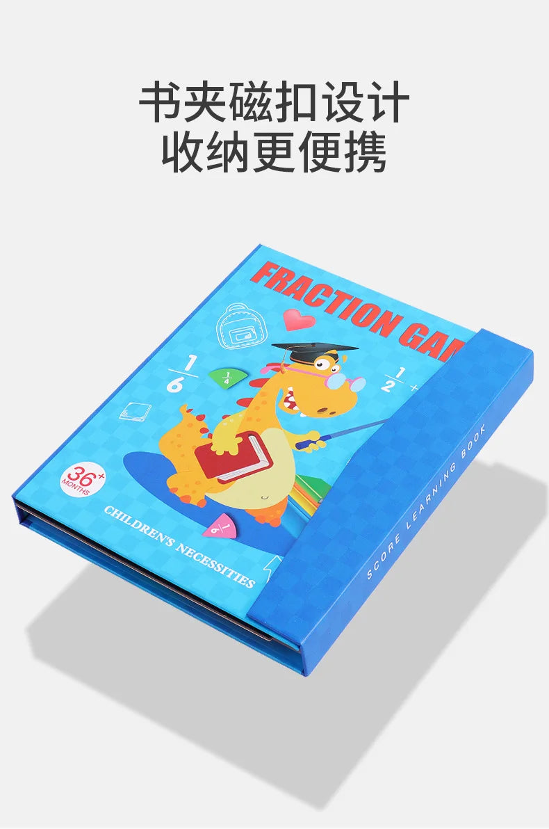 Magnetic Fraction Learning Book for Kids