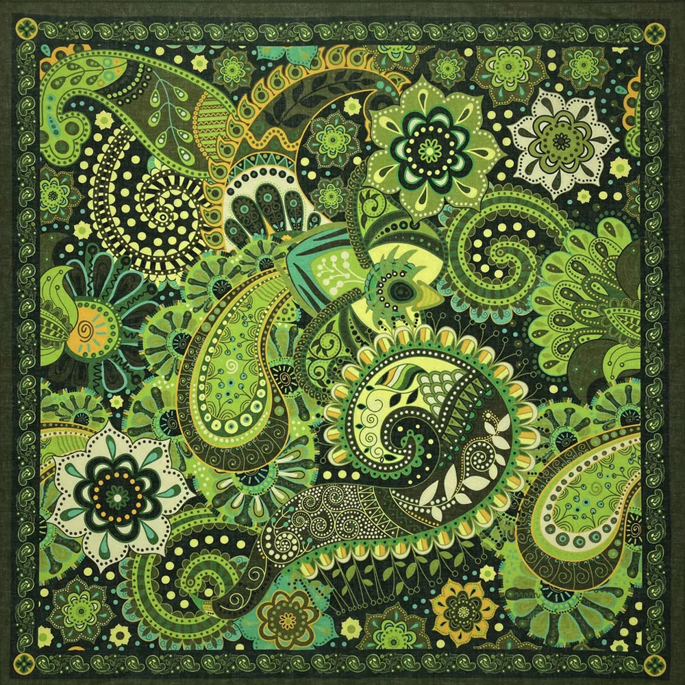 Cotton Bandana Scarf Skull Paisley Hip Hop Headband