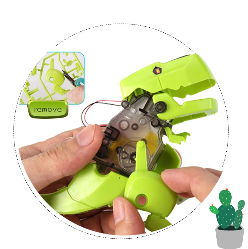 Dinosaur Solar STEM Toy – DIY Educational Science Car Kit
