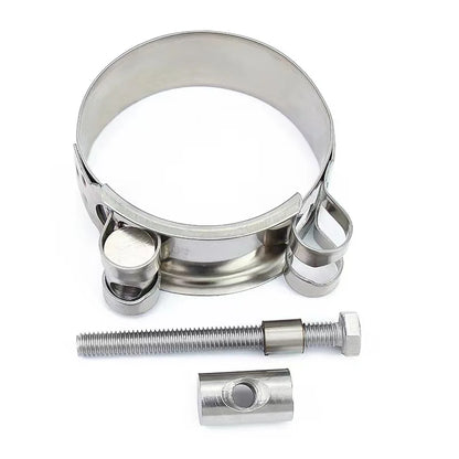 304 Stainless Steel Hose Clamp for Air Water Fuel Pipes